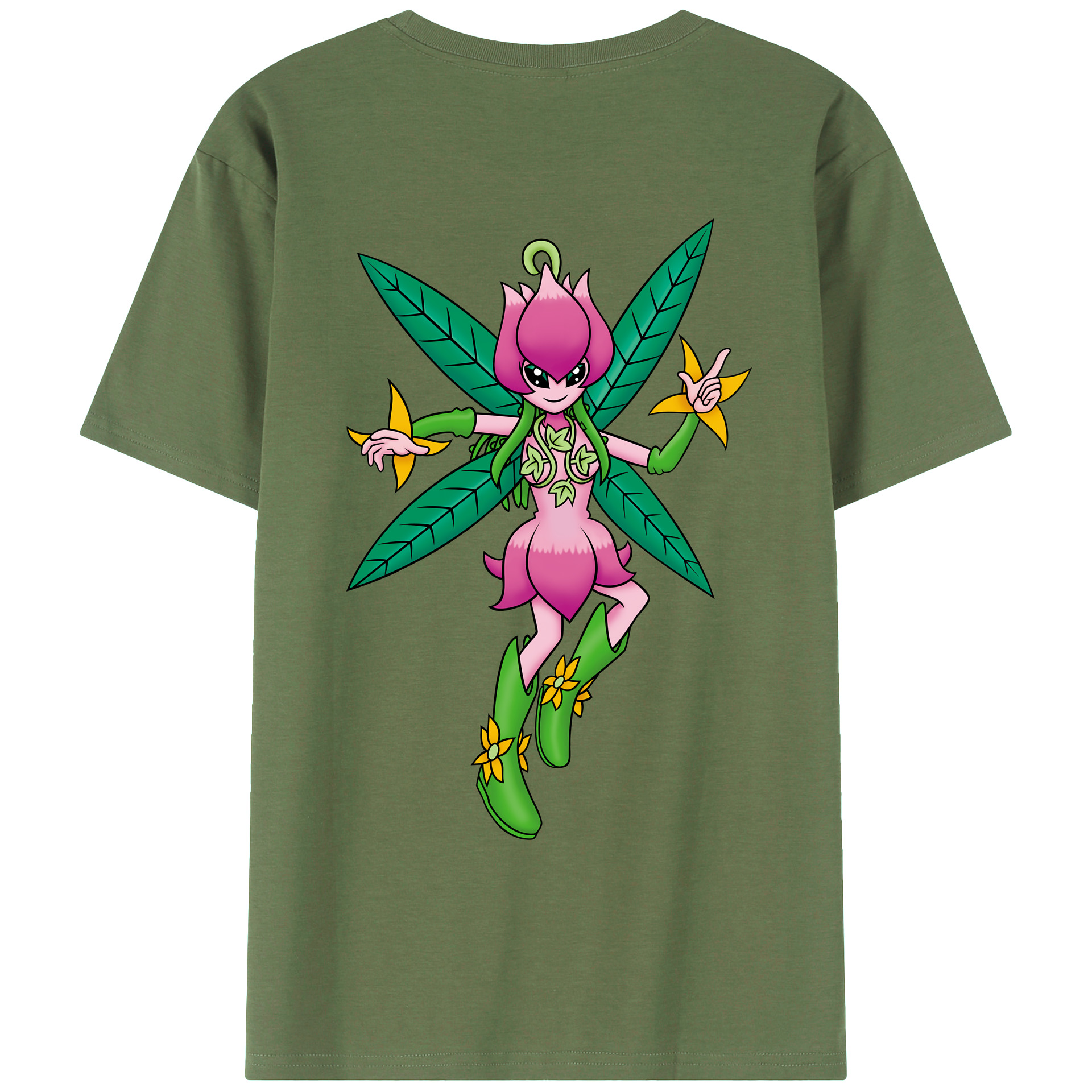 （画像用） Digimon デジタルモンスター/デジモン 綿100％ メンズ半袖Tシャツ（バックプリント） 通気性